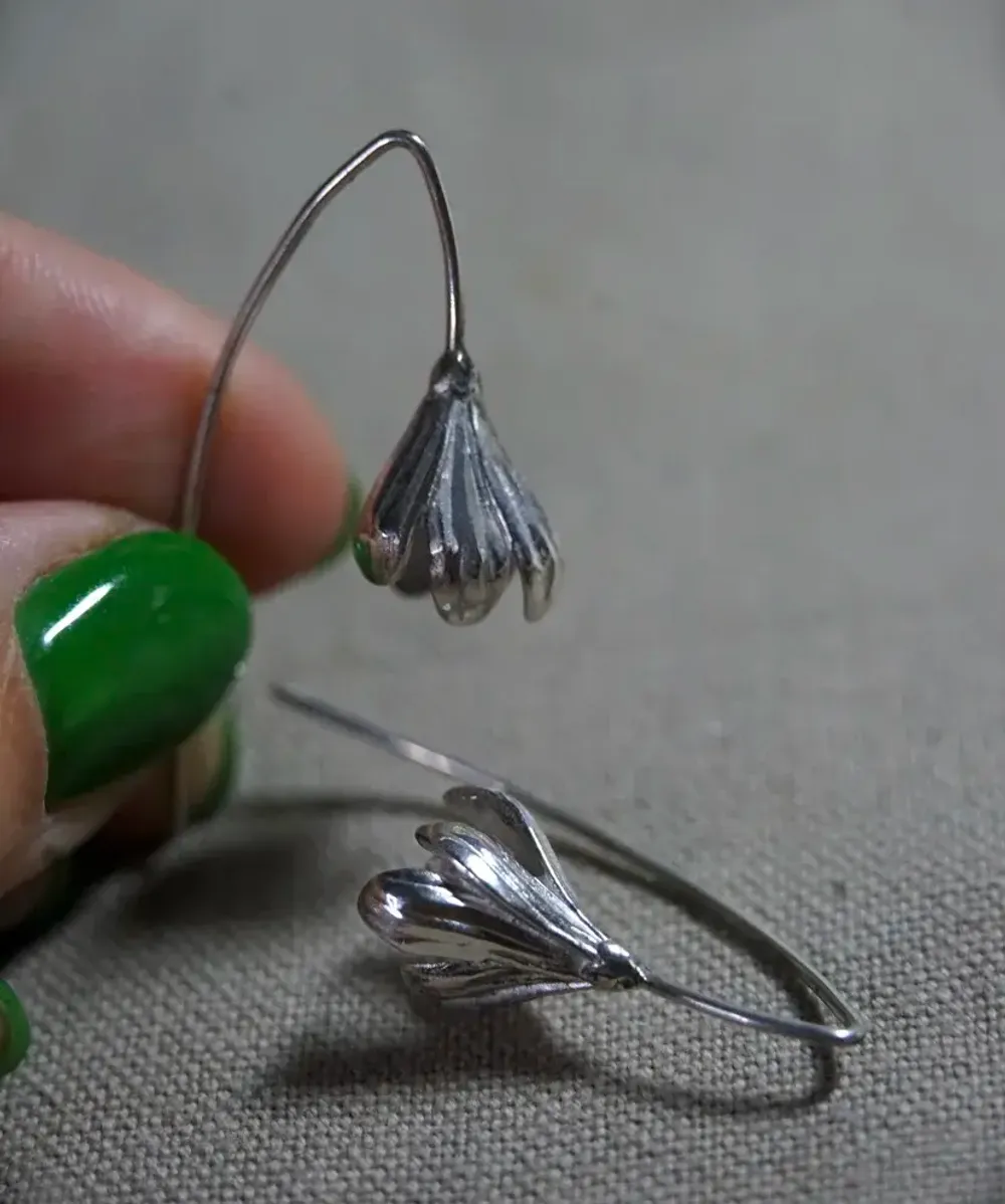 Серьги Подснежники