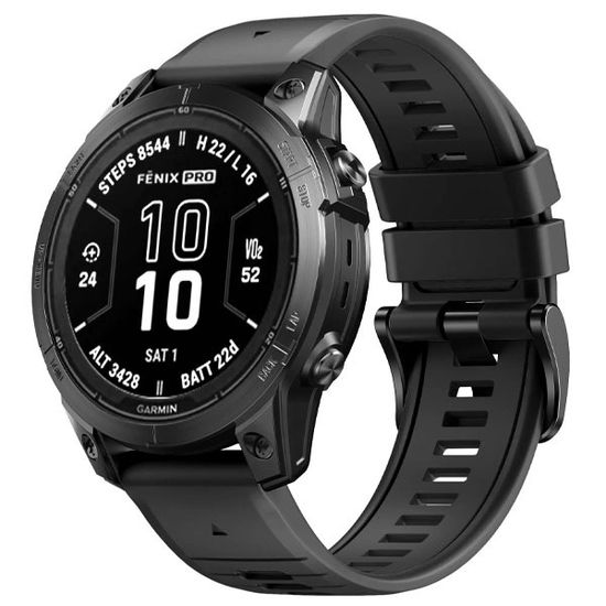 Ремешок силиконовый QuickFit 22 мм. для Garmin Fenix 7 PRO/7/6/5/5 plus, Quatix 5, MARQ, Forerunner 935 / 945, instinct, instinct 2 быстросъемный ( стиль Fenix 7 Pro )