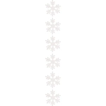 Украшение новогоднее «Искристые снежинки» (набор 6 шт) , 20 см