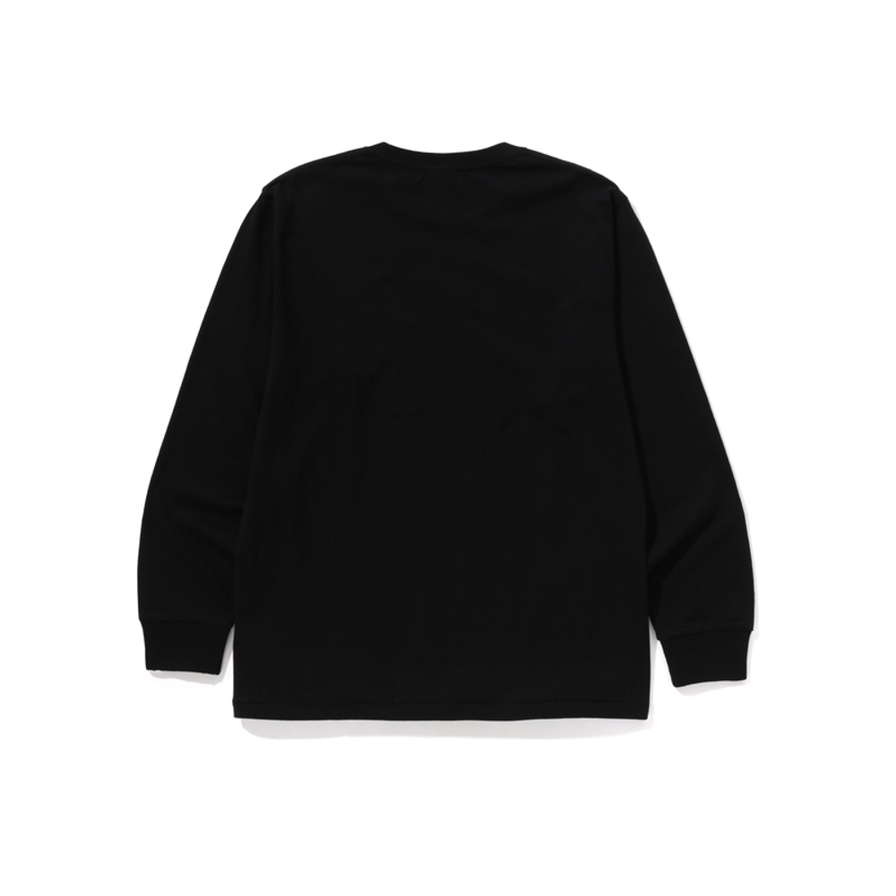 A Bathing Ape College L S Tee черный