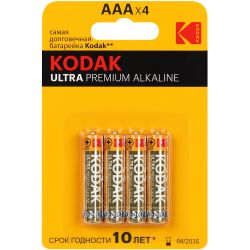 Батарейки Kodak LR03-4BL ULTRA PREMIUM Alkaline [ K3A-4 U] | Kodak