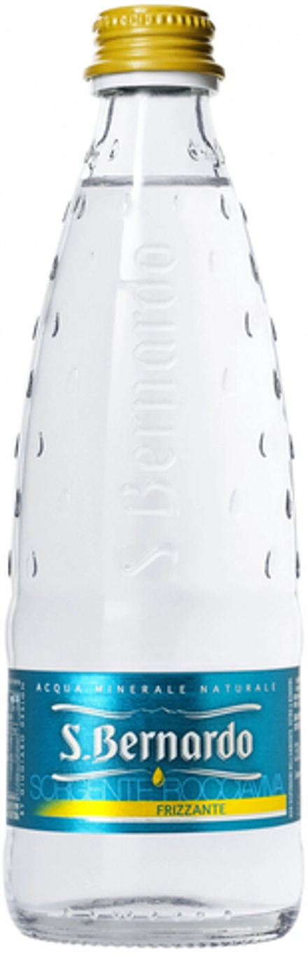 Вода природная минеральная Сан Бернардо Фриззантэ / San Bernardo Frizzante 0.33 - стекло