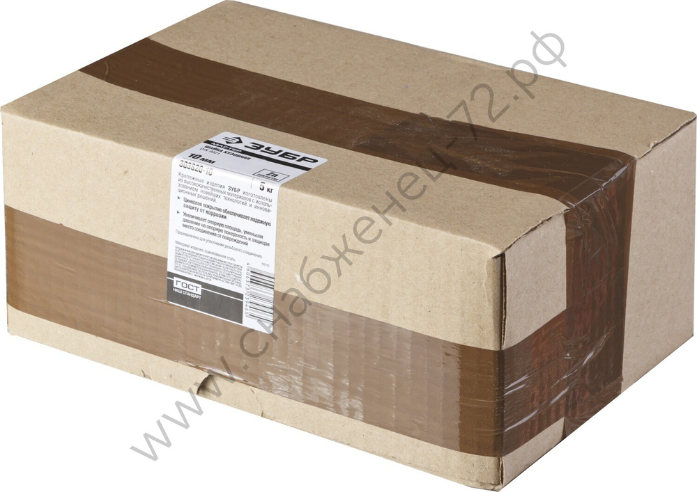 ЗУБР DIN 9021 10 мм, кузовная шайба, цинк, 5 кг (303820-10)