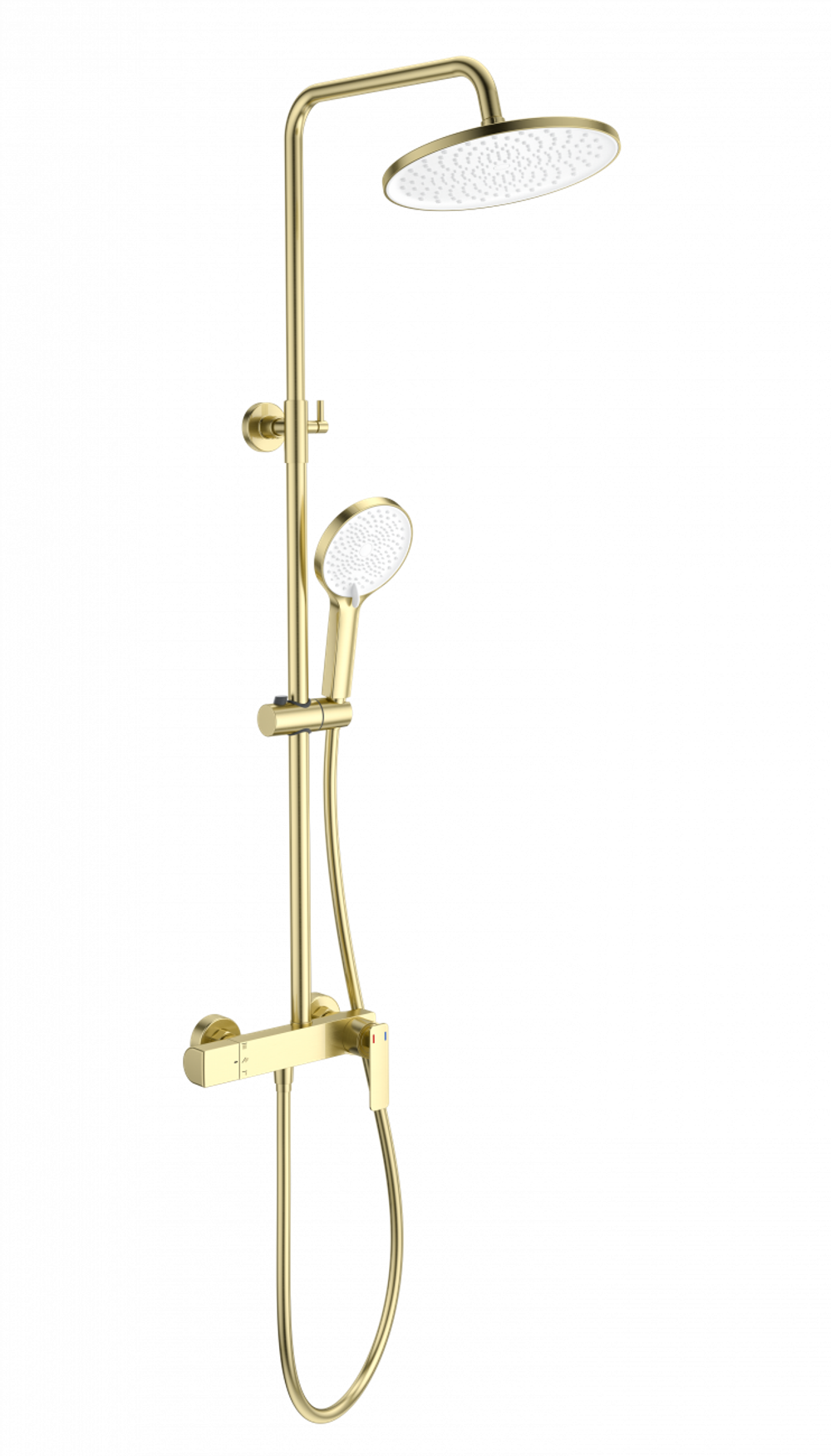 Душевая система WONZON & WOGHAND, Брашированное золото (WW-B3517-BG)