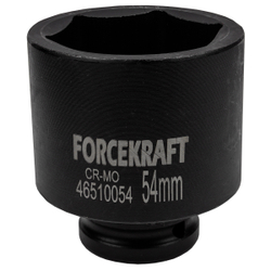 Головка ударная глубокая 3/4'', 54мм (6гр.) FORCEKRAFT FK-46510054