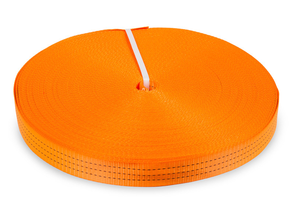 Лента текстильная для ремней TOR 50 мм 3000 кг (оранжевый) (Q)