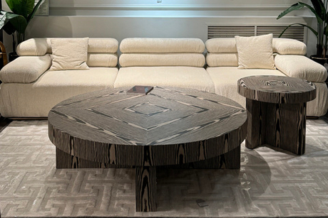 Стол журнальный 60х52см Garda Decor Zebrano