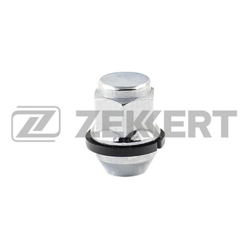 Гайка колесная, конус, M12 x 1,5, L=35, ключ 21, Хром