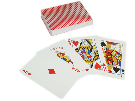 Карты игральные. 54 шт. в уп. Материал: ламинированный картон. Упаковка - картон. ZH-54