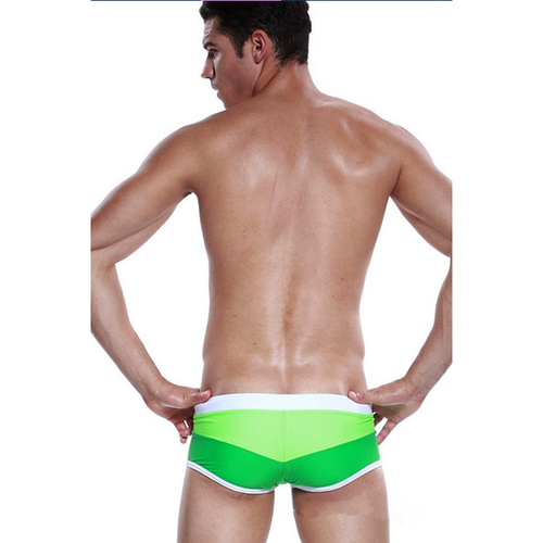 Мужские плавки зеленые Seobean SB1049A