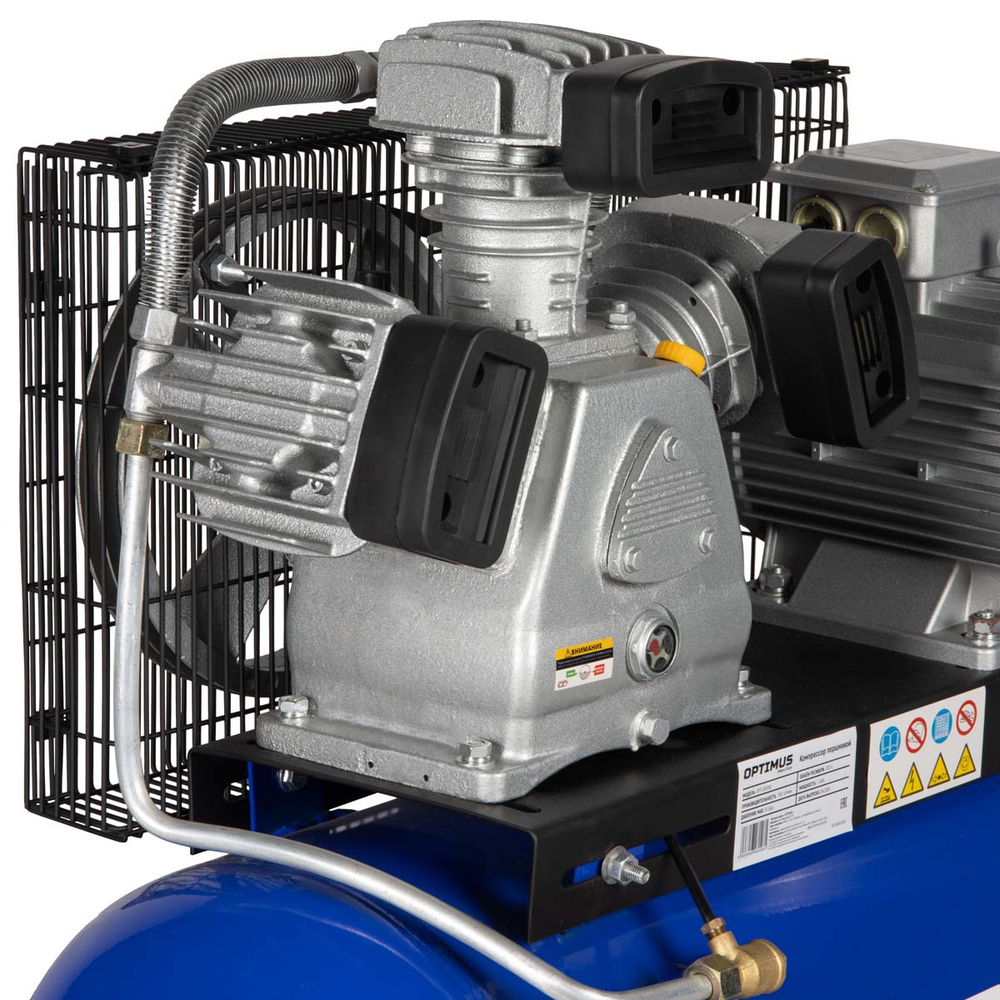 OPT-301558 Компрессор поршневой, 580 л/мин, 3 КВт, 380 В, ресивер 150 л