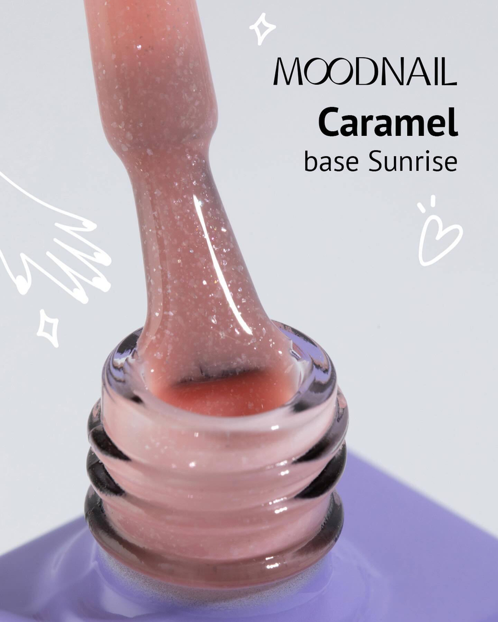 База камуфлирующая MOODNAIL Base Sunrise Caramel, 10г