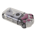 Корректирующая лента "Лапка" в пакете на картоне 3 цвета микс