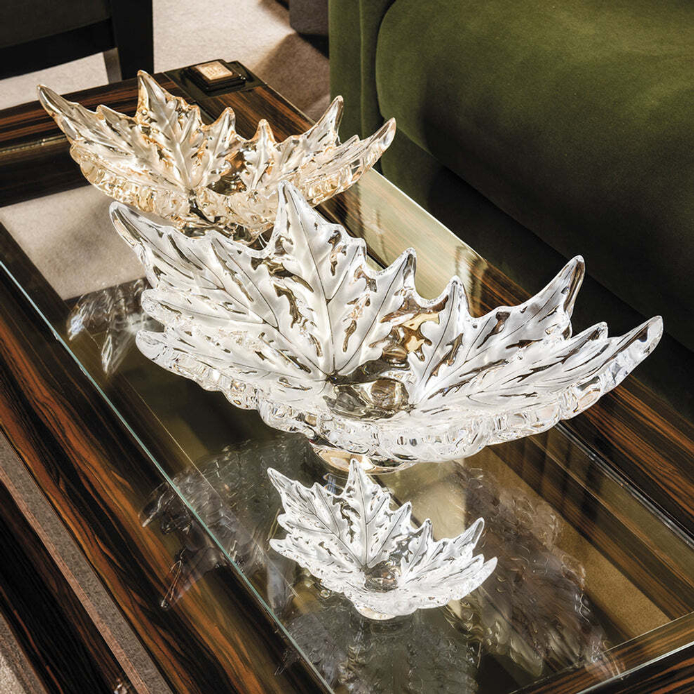 Чаша для фруктов Lalique Champs-Elysees прозрачная, 25 см