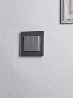 BRITE Выключатель 3-клавишный 10А ВС10-3-0-БрА алюминий IEK