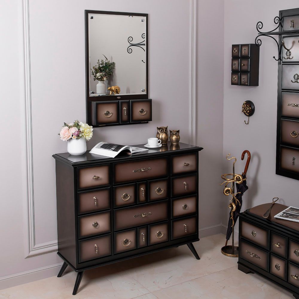 Зеркало настенное Пандора Орех Оберджин Шоколад