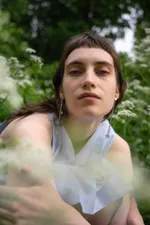 Моносерьга Before.Swine Twins Smile Chain