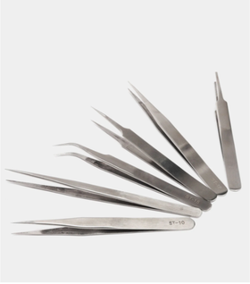 Плоский пинцет ST11, ST15, 120 мм HRC40 ( в ассортименте)