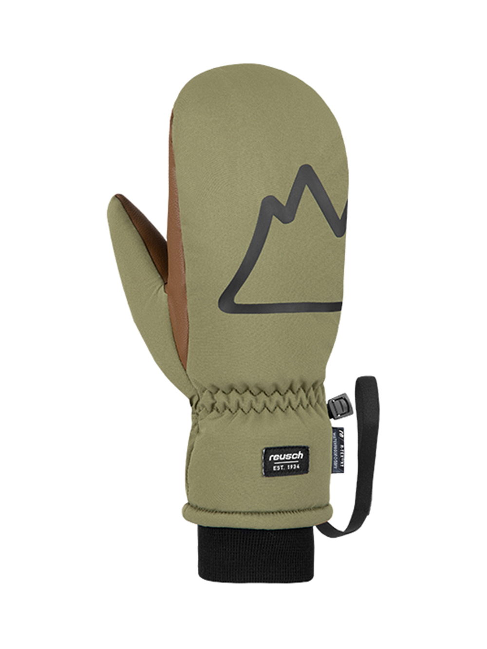 Варежки REUSCH Carter R-Tex Xt Burnt Olive/Dark Brown (inch (дюйм):9,5)