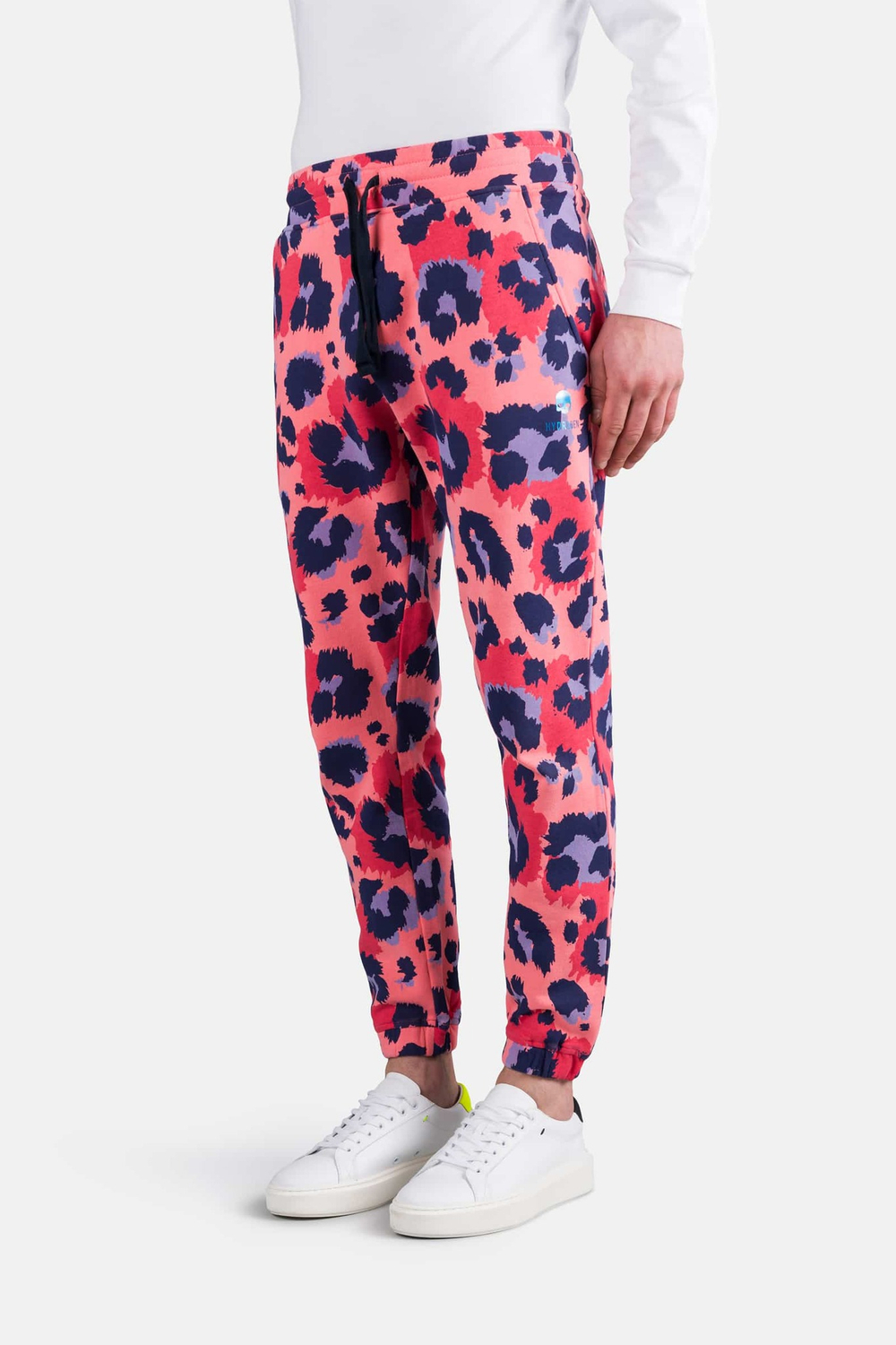 Брюки  Hydrogen PRINTED PANTS CORAL FLOWERS (310620-G45)