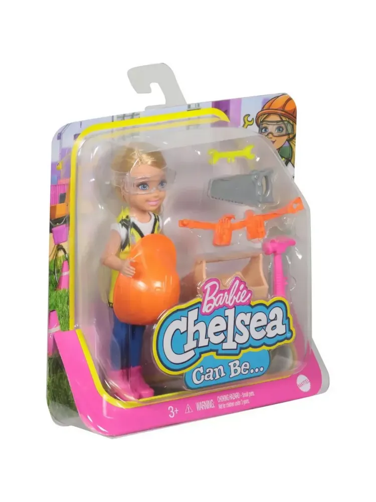 Набор Карьера Челси Строитель кукла+аксессуары GTN87