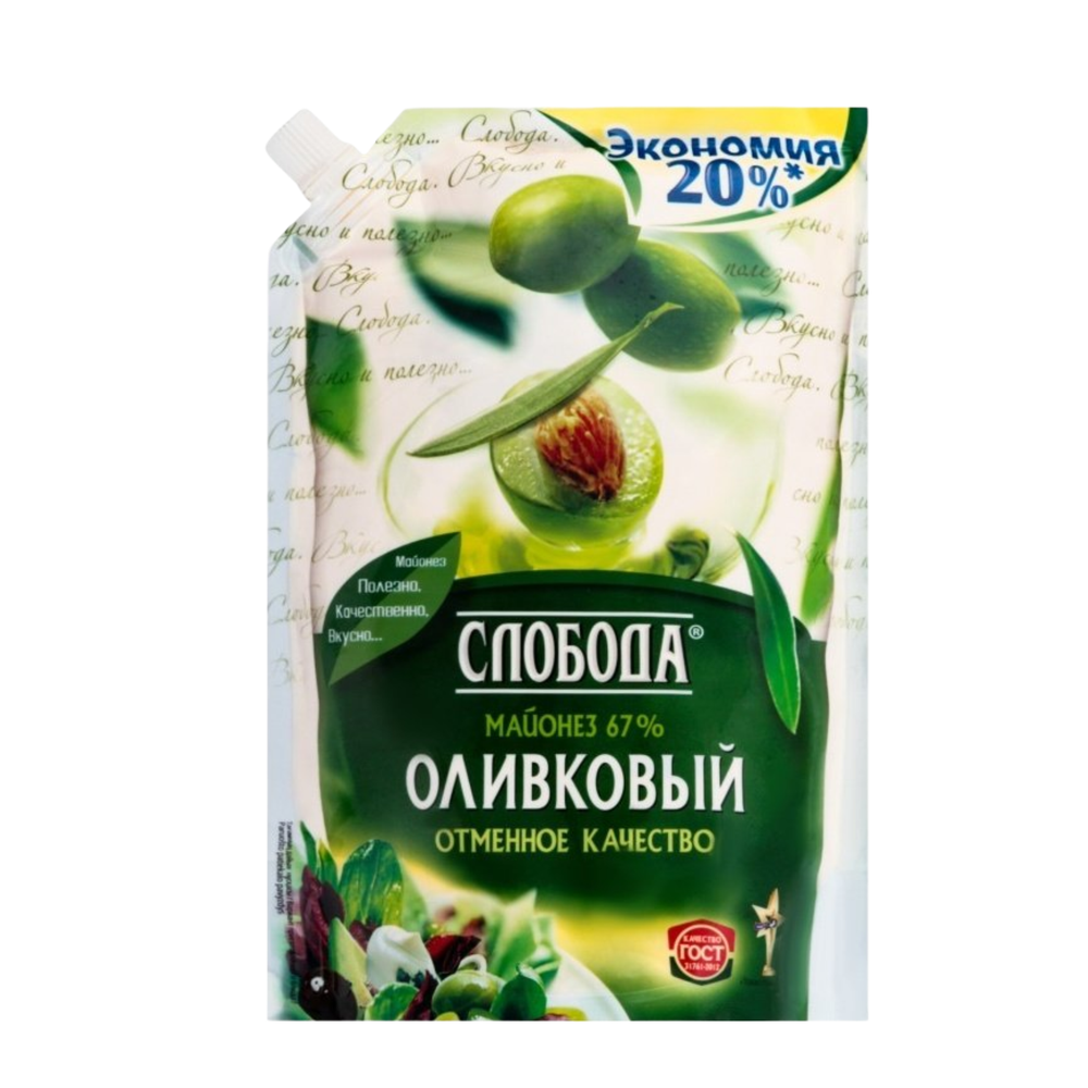 Майонез "Слобода" оливковый 750г