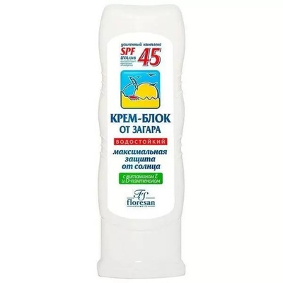 SPF 45 крем-блок от загара 125мл.