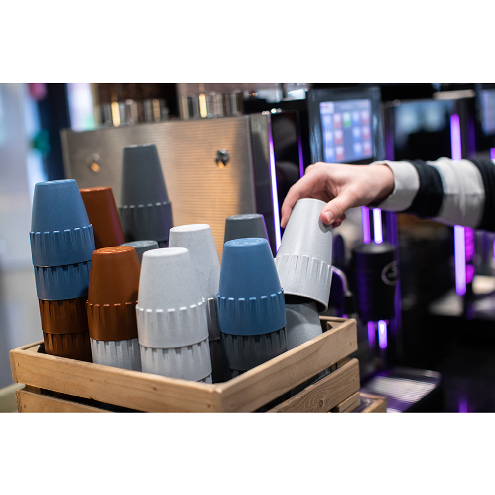 Кружка для капучино connect, organic, 300 мл, темно-серая