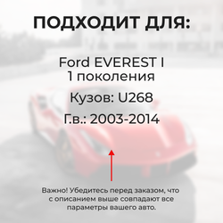 Ремкомплект ограничителей дверей Ford	EVEREST (I) U268 (2 двери, тип 35) 2003-2006