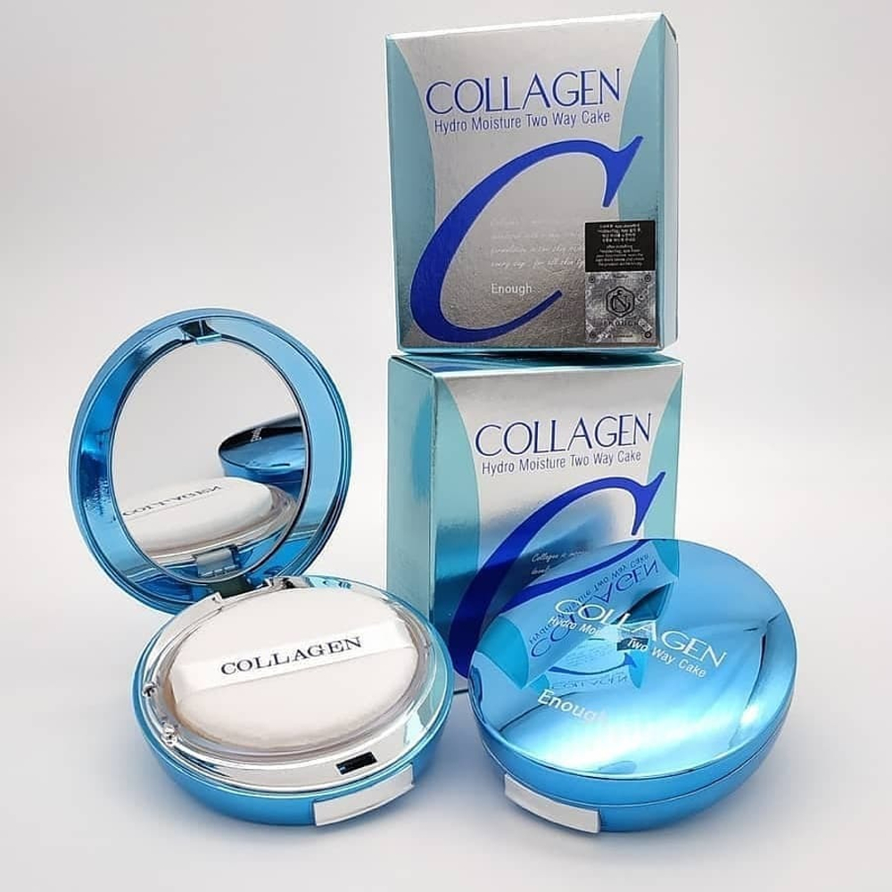 Enough. Увлажняющая пудра с коллагеном Collagen Hydro Moisture Two Way Cake