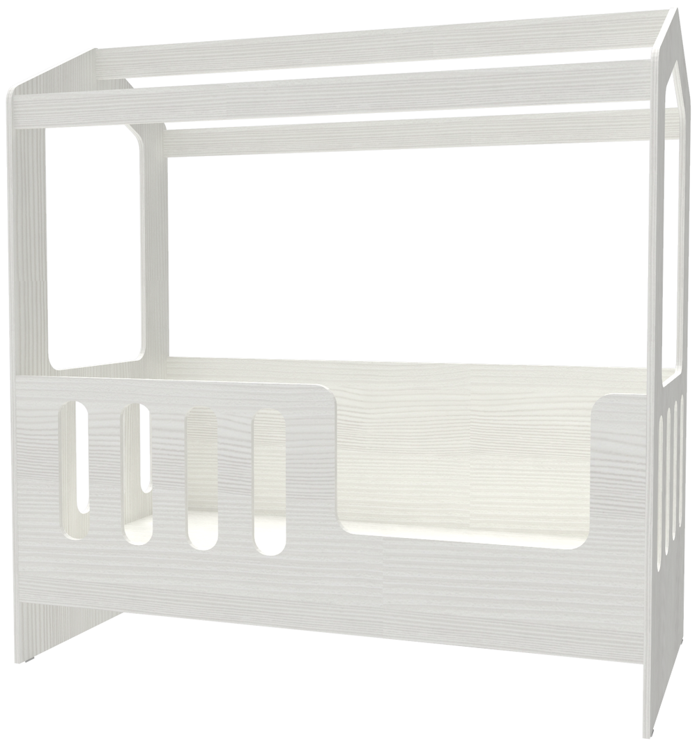 Сказочный домик КарИВи ДС-1 80x160 Белое Дерево