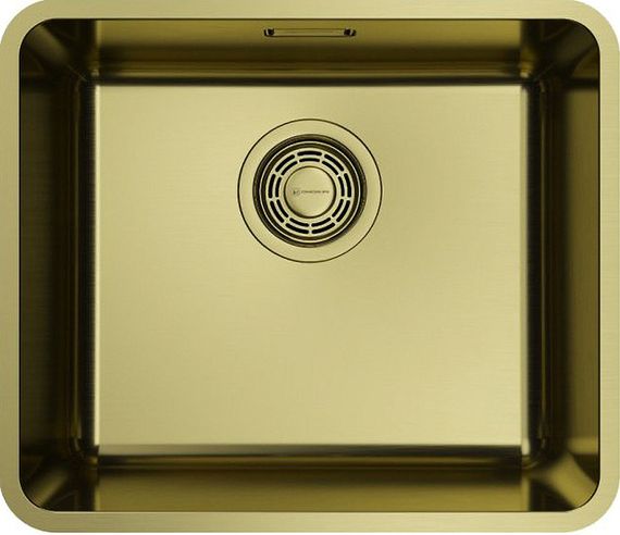 Кухонная мойка OMOIKIRI Omi 43-U/I-LG Ultra Mini нерж.сталь/светлое золото