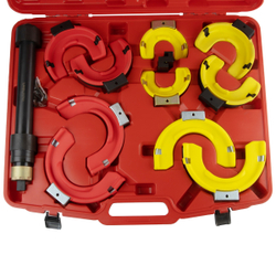 WDK-214029A Съемник пружин усиленный для сжатия и сборки / разборки стоек амортизаторо, 5 пар захватов