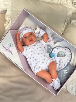 Кукла Реборн Marina and Pau 45cм Luka мягконабивная (M3062)