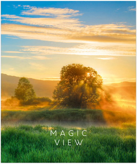 Тетрадь общая 48 листов на скрепке "Красивые пейзажи"