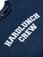 Толстовка Hardlunch Crew с коротким рукавом темно-синяя