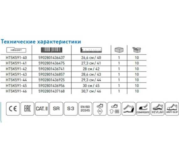 Ботинки рабочие MEPPEN S3L SR бежевый/черный Högert, арт. HT5K591