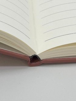 Блокнот А5 конвертом 96 л  в линейку пыльно-розовый  (30579-4)