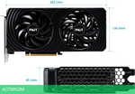 Видеокарта Palit GeForce RTX 5060 Dual OC 8GB GDDR7 (NE75060S19P1-GB2063D)