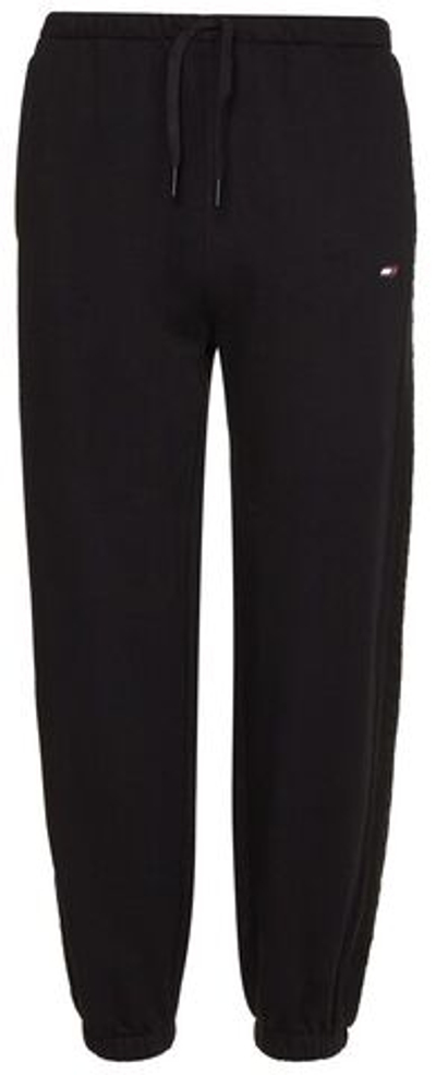 Женские теннисные брюки Tommy Hilfiger Relaxed Branded Sweatpant - black