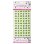 Наклейки-стразы Alingar, акриловые, пакет с европодвесом, "Цветы"