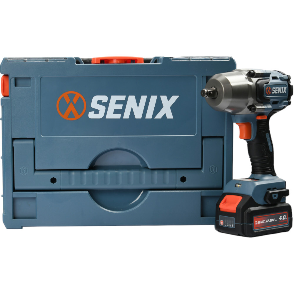 Гайковерт ударный аккумуляторный SENIX PDWX2-M7-EU, 1акб, зу