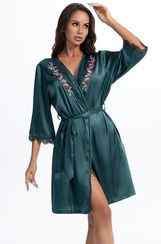 Халат Mia-Amore 3263 "Valensia" малахитовый