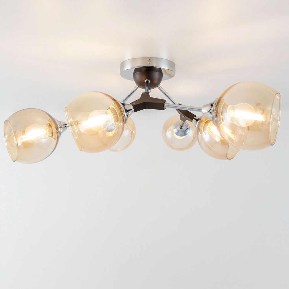 Citilux Тиль CL138165 Люстра потолочная Хром