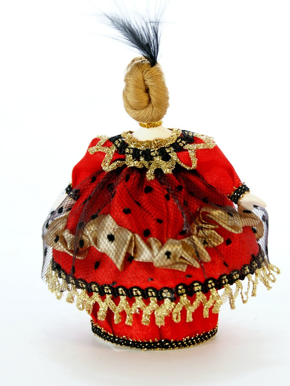 Кукла-шкатулка Дама в маскарадном костюме 19 века