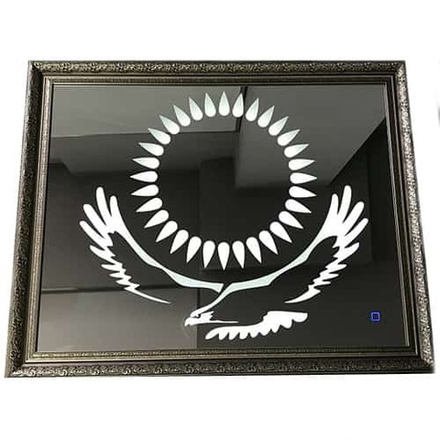 Зеркало Континент Kazakhstan Silver LED
