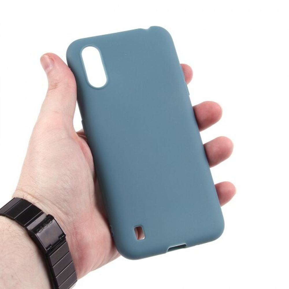 Чехол ТПУ для Samsung Galaxy A01, 011010 Оливковый