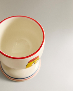 Zara Home миска из фарфора, цвет разноцветный, 5 см