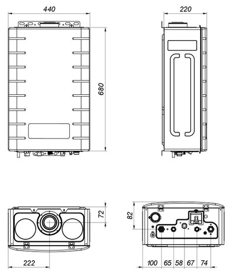 Котел газовый Kiturami World Alpha-24 кВт 37847