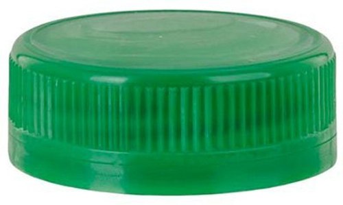 Крышка для бутылки с широким горлом 38 мм, зеленая, 100 штук